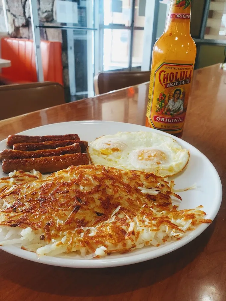 Hashbrowns Sausage and Eggs